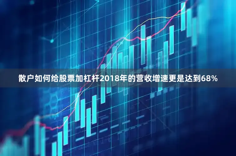 散户如何给股票加杠杆2018年的营收增速更是达到68%