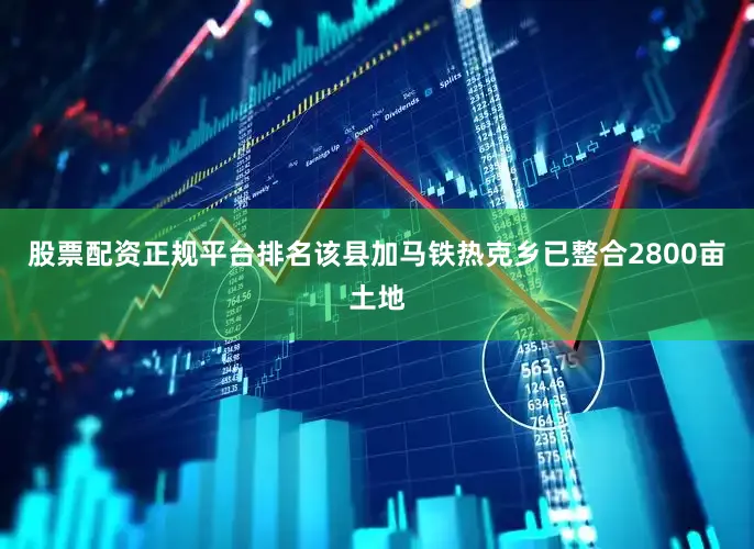 股票配资正规平台排名该县加马铁热克乡已整合2800亩土地